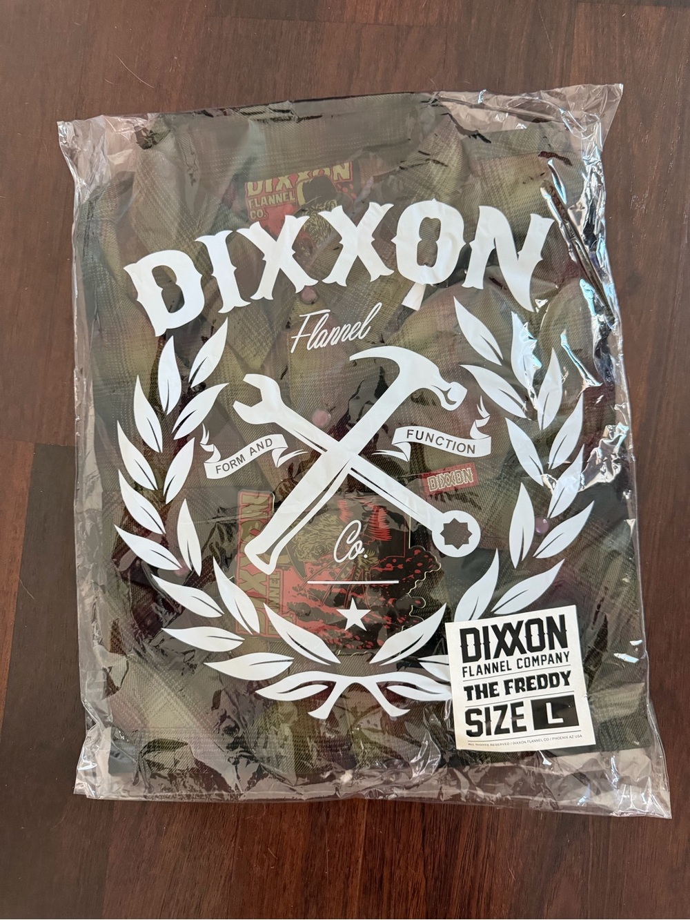 Dixxon Men’s Flannel Size Large The Freddy New in Package